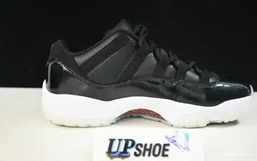 001 AV2187-001 AIR BLACK-WHITE LOW RETRO JORDAN 11 AV2187 0627